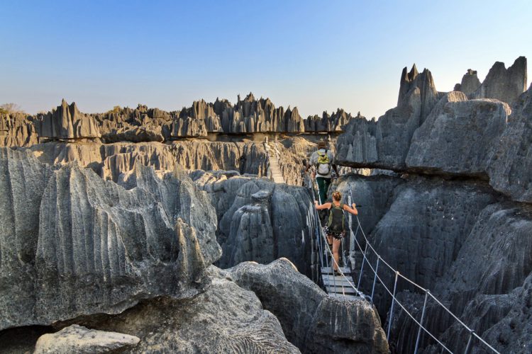 Резерват Tsingy-du-Bemaraha - забележителности в Мадагаскар