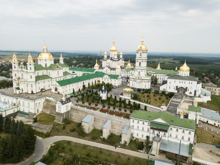 Почаевската лавра в Украйна