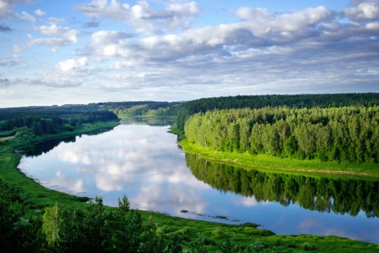 Природен парк Daugavas Loki в Латвия