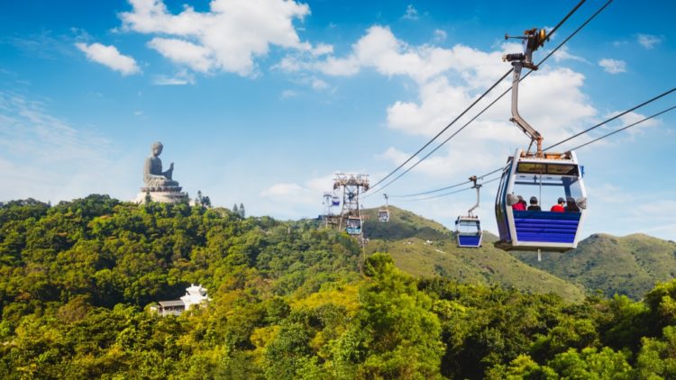 Ngonping 360 в Китай