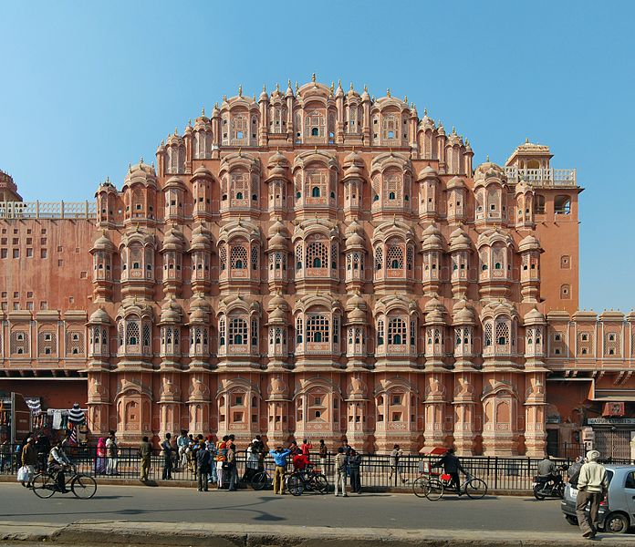 Дворецът Hawa Mahal в Индия