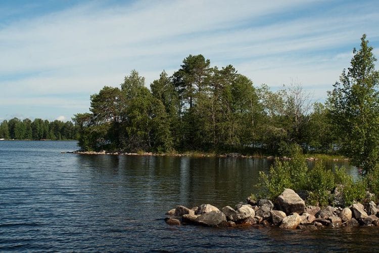 Danau Oulujärvi di Finlandia