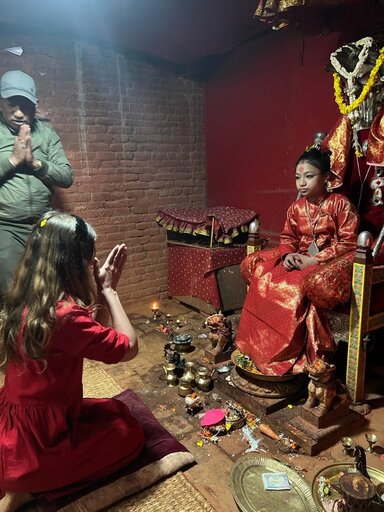 Девочка-богиня Кумари