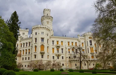 замок Глубока-над-Влтавой в Чехии