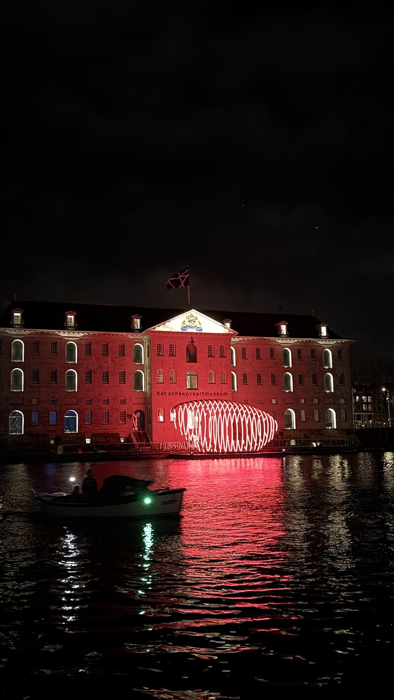 Фестиваль света в Амстердаме 