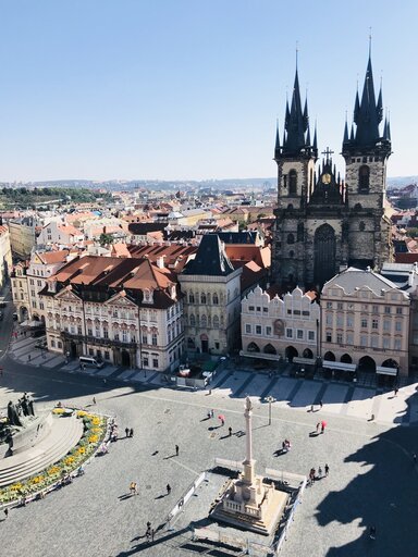 Староместская площадь в Праге и Тынский Храм
