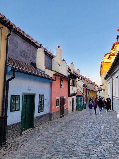 Злата Улочка на Пражском Граде в Праге