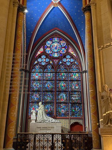Витражи в Нотр Дам