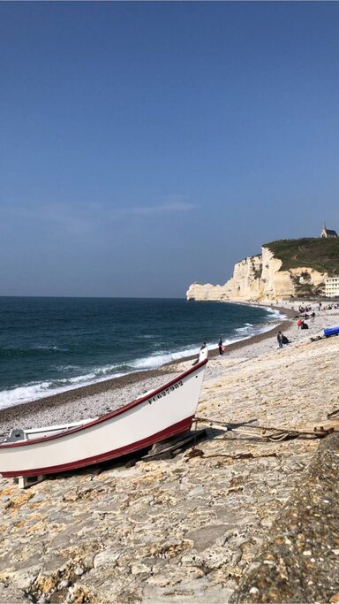 Набережная в Этрета