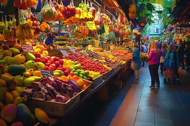 Базар во Франции