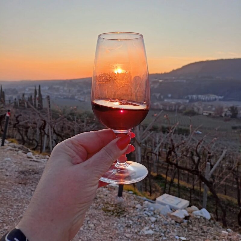 Вино на закате