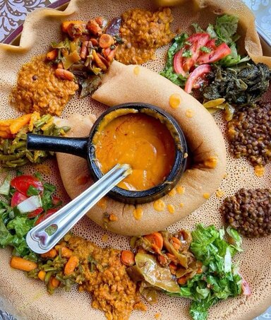 Ethiopian food 