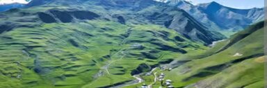 Альпийские горы Кавказа 