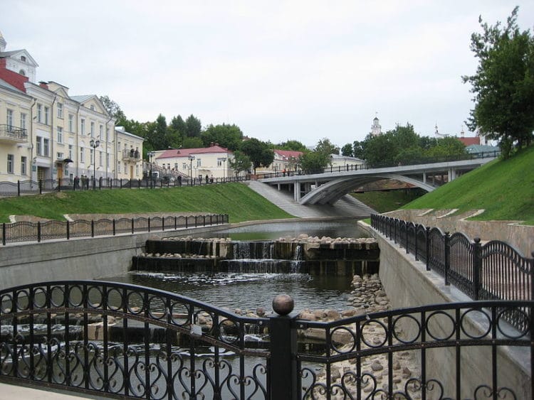 Пушкинский мост в Витебске Пушкинский мост - достопримечательности Витебска